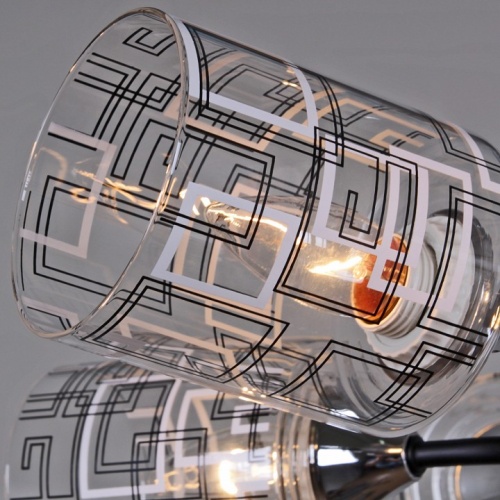 Люстра на штанге  26260-0.3-04 CR+BK в Нижнем Новгороде фото 3