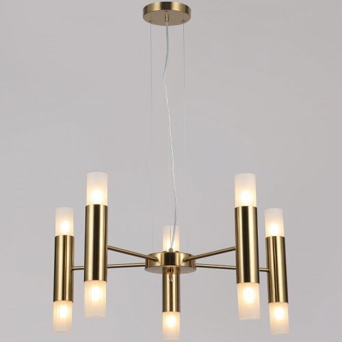 Подвесная люстра ILLUMICO BRASS IL0314-10P-79 BRASS в Нижнем Новгороде фото 4