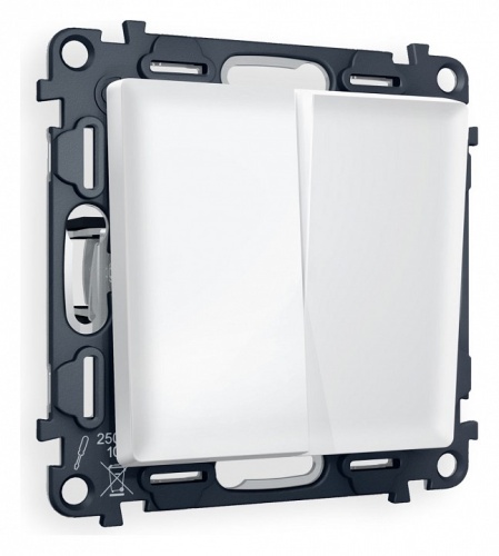 Выключатель проходной двухклавишный Ambrella Volt ALFA MA123020 в Нижнем Новгороде