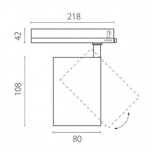 Светильник на штанге Lightstar Alta Base A5337TRIAC в Нижнем Новгороде фото 2
