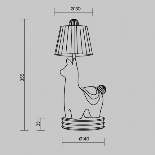 Настольная лампа декоративная Maytoni Senor Alpaca MOD377TL-L5W3K в Нижнем Новгороде фото 2
