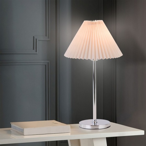 Настольная лампа декоративная Eurosvet Peony 01132/1 хром/серый в Петровом Вале фото 3