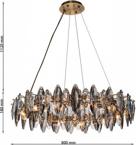 Подвесная люстра Favourite Glans 4303-12P в Нижнем Новгороде фото 2