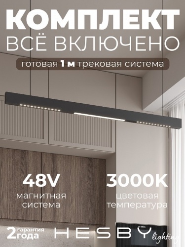 Комплект трековый Hesby Lighting ElDeko HSBL_kompl_E008_PI1B3K в Нижнем Новгороде фото 9