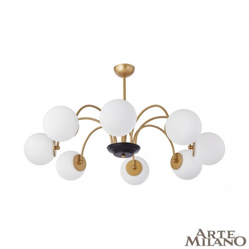 Люстра на штанге Arte Milano AM-Napoli 312066/D940/8 BS/BK в Нижнем Новгороде фото 8