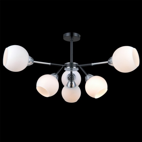 Люстра на штанге ILLUMICO LIBRA IL0715-6CSQ-24 BK CR LIBRA в Нижнем Новгороде фото 2