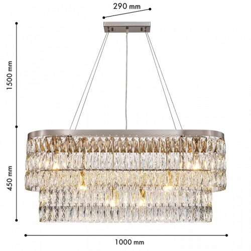 Подвесная люстра Favourite Magnitudo 4715-12U в Нижнем Новгороде фото 6