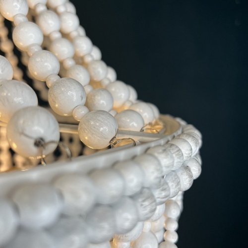 Подвесная люстра Imperiumloft Rh Anselme White Wood Large Chandelier 40.1934-0 в Нижнем Новгороде фото 2