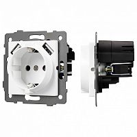 Розетка с заземлением и 2хUSB type A, без рамки Arlight SCT 049818 в Нижнем Новгороде