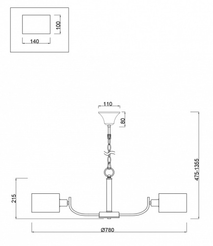 Подвесная люстра Freya Anita FR5012PL-08CH в Нижнем Новгороде фото 2