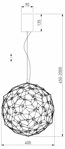 Подвесной светильник Bogate's Alioth 451/1 в Нижнем Новгороде фото 2