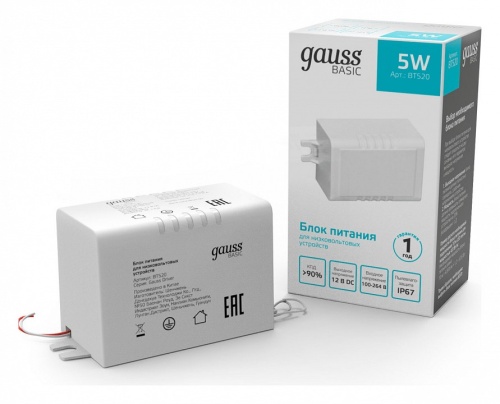 Блок питания с проводом Gauss  BT520 в Нижнем Новгороде фото 5