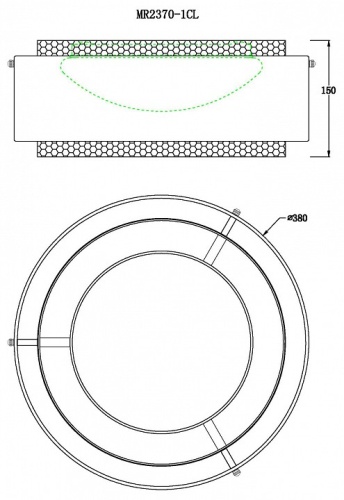Накладной светильник MyFar Anders MR2370-1CL в Нижнем Новгороде фото 3