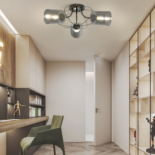 Потолочная люстра Arte Milano Napoli-6336 336336/3 BK в Нижнем Новгороде фото 3