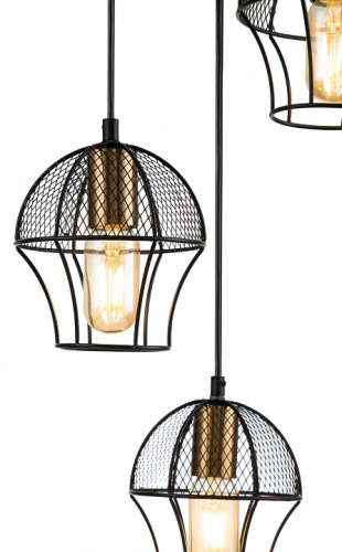 Подвесной светильник Indigo Pallo 10011/3P Black в Нижнем Новгороде фото 3