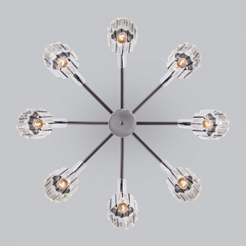 Люстра на штанге Eurosvet Tenia 70090/8 графит в Нижнем Новгороде фото 3