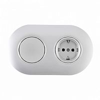 Блок с выключателями одноклавишными влагозащищенными Arte Milano SET08-2 SET08-2-40-1-30-1 silver в Нижнем Новгороде