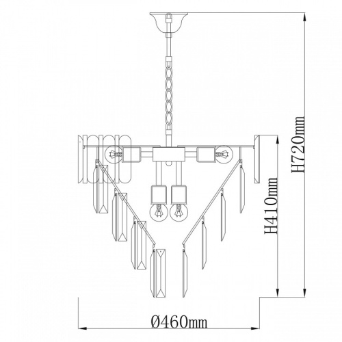 Подвесная люстра De City Бриз 35 111014308 в Нижнем Новгороде фото 7