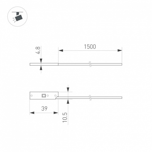 Токопровод концевой Arlight MAG-MICROCOSM 043052 в Нижнем Новгороде фото 2