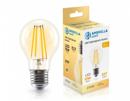 Лампа светодиодная Ambrella Light A60 E27 13Вт 2700K 601313 в Нижнем Новгороде фото 2