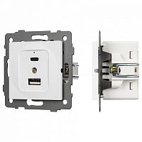 Механизм розетки 2хUSB type A и C Arlight SCT 049839 в Нижнем Новгороде