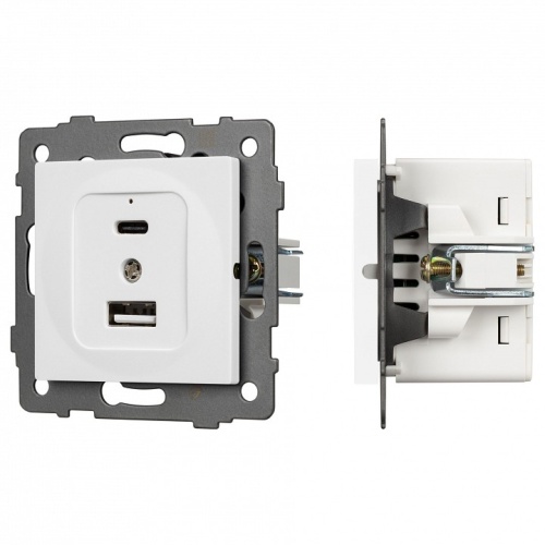 Механизм розетки 2хUSB type A и C Arlight SCT 049839 в Нижнем Новгороде