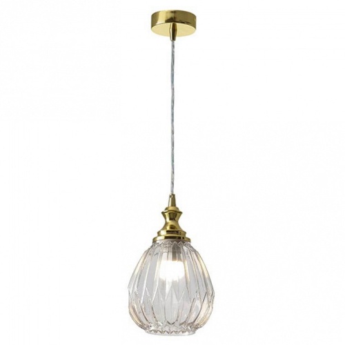 Подвесной светильник Newport 6140 6142/S gold/clear в Нижнем Новгороде