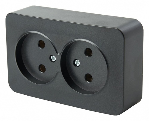 Розетка двойная без заземления Stekker София 49496 в Нижнем Новгороде