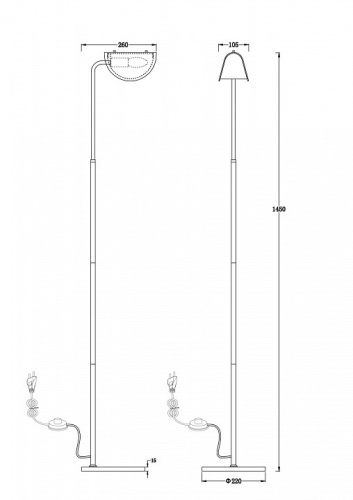 Торшер Freya Mallow FR5228FL-01C в Нижнем Новгороде фото 2