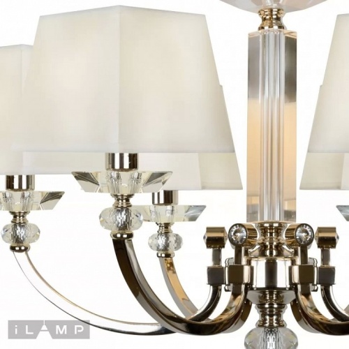 Подвесная люстра iLamp Blues P9404-6 nic в Нижнем Новгороде фото 2