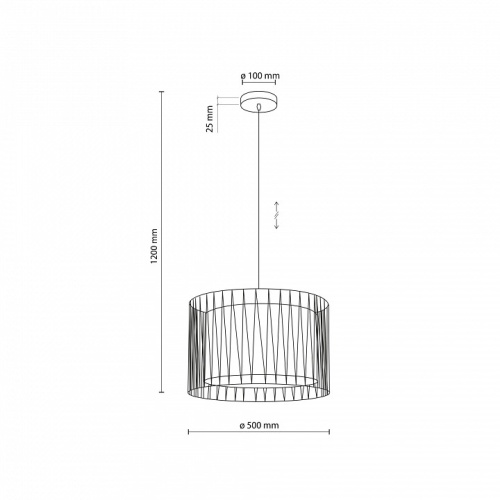 Подвесная люстра TK Lighting  11461 в Нижнем Новгороде фото 3