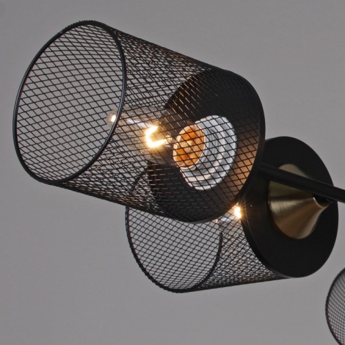 Люстра на штанге  38460-0.3-06 BK+COPPER в Нижнем Новгороде фото 2