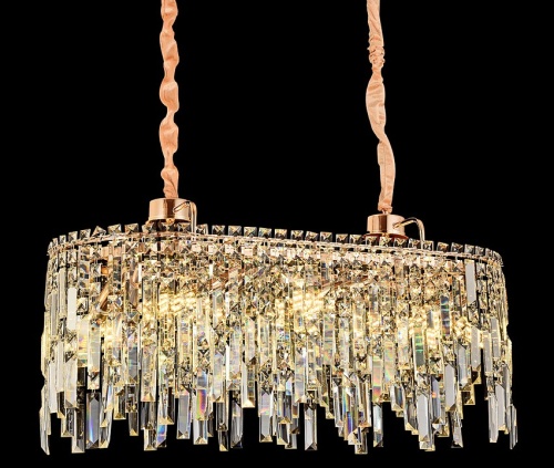 Подвесная люстра ILLUMICO  IL5556-8PLDI-39-GD в Нижнем Новгороде