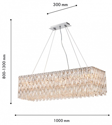 Подвесная люстра Favourite Robby 4722-10P в Нижнем Новгороде фото 2