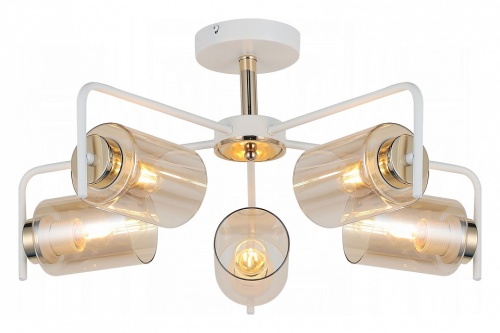 Люстра на штанге ILLUMICO  IL8248-5COU-79 WH GD в Нижнем Новгороде