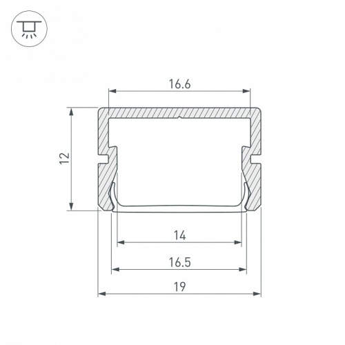 Профиль накладной Arlight SILER 058960 в Нижнем Новгороде фото 2