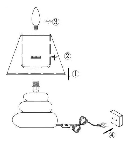Настольная лампа декоративная Globo Travis 21686 в Нижнем Новгороде фото 3