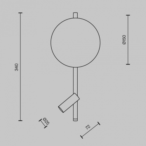 Бра с подсветкой Maytoni Solution MOD450WL-L9W3K в Нижнем Новгороде фото 4