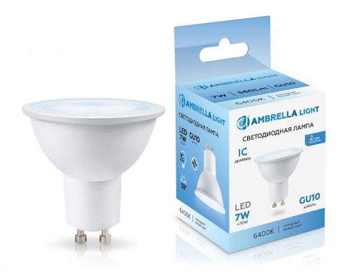 Лампа светодиодная Ambrella Light MR16 GU10 7Вт 6400K 190716 в Нижнем Новгороде фото 2