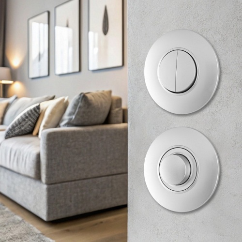 Выключатель двухклавишный Arte Milano SET08-1 SET08-1-30-2 silver в Нижнем Новгороде фото 2