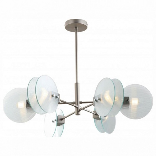 Люстра на штанге iLamp Panorama 15598-6 SN+CL в Нижнем Новгороде