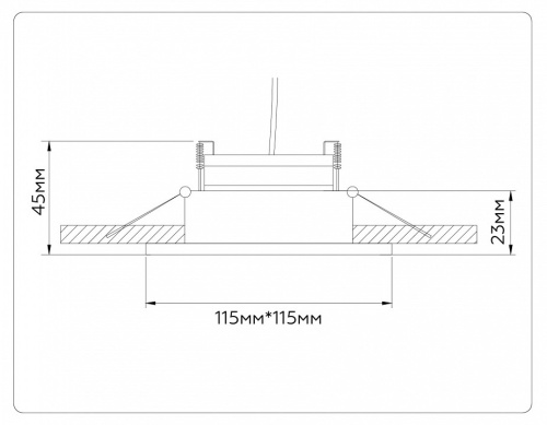 Встраиваемый светильник Ambrella Light TN TN51917 в Нижнем Новгороде фото 2