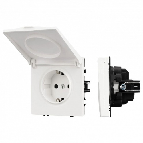 Розетка влагозащищенная с заземлением с крышкой, без рамки Arlight SCT 054280 в Нижнем Новгороде