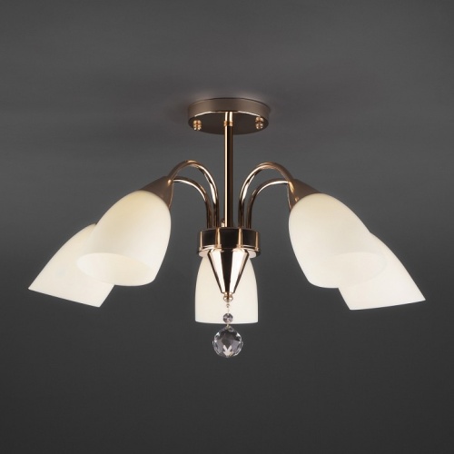 Люстра на штанге Eurosvet Ellene 30149/5 золото в Нижнем Новгороде фото 6