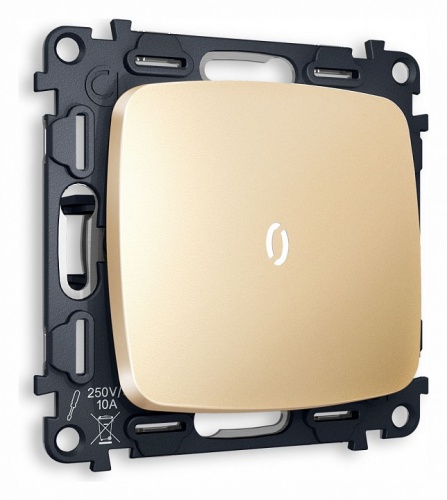 Выключатель одноклавишный с подсветкой без рамки Ambrella Volt OMEGA MO602015 в Нижнем Новгороде