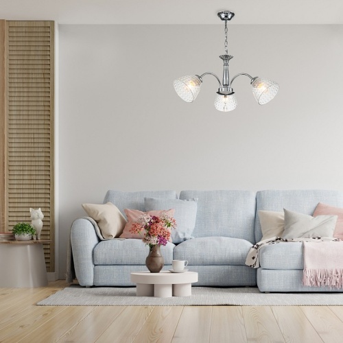 Подвесная люстра Escada Freesia 658/3PL Chrome в Нижнем Новгороде фото 2