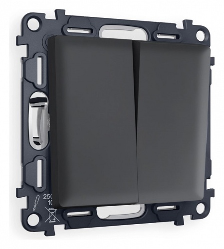 Выключатель проходной двухклавишный Ambrella Volt ALFA MA903020 в Нижнем Новгороде