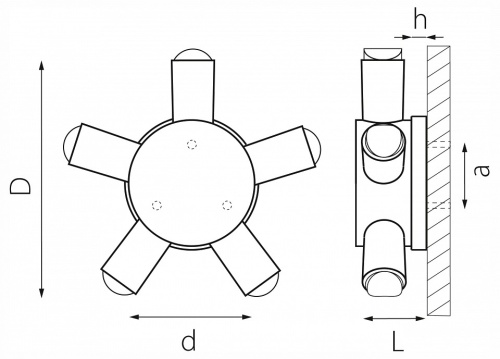 Накладной светильник Lightstar Dito 380653 в Дудинке фото 3