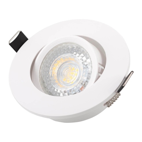 DK3020-WH Встраиваемый светильник, IP 20, 10 Вт, GU5.3, LED, белый, пластик в Ржеве фото 9