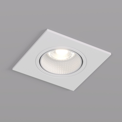 DK3071-WH Встраиваемый светильник, IP 20, 10 Вт, GU5.3, LED, белый/белый, пластик в Кольчугино